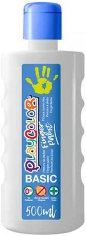 PINTURA de DEDOS PLAYCOLOR BASIC 500 ml (bote) BLA