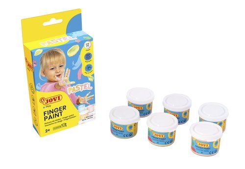 PINTURA de DEDOS JOVI 35 ml (bote)  ESTUCHE de 6 P