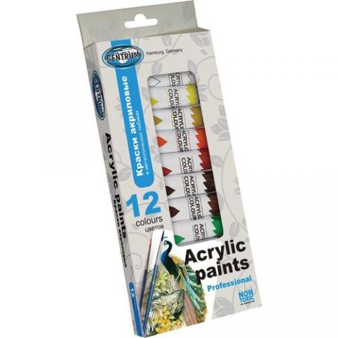 PINTURA ACRILICA CENTRUM 12 ml (Tubo) COLORES SURT