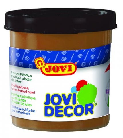 PINTURA LATEX JOVI DECOR  55 ml (bote) MARRON CAJA