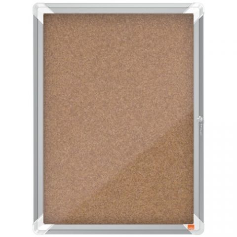 VITRINA NOBO de INTERIOR con CORCHO para 4 hojas A