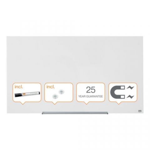 PIZARRA CRISTAL MAGNETICA NOBO DIAMOND 1260x711 BL