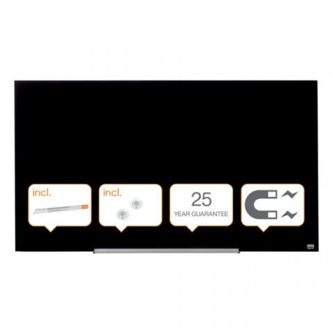 PIZARRA CRISTAL MAGNETICA NOBO DIAMOND 1260x711 NE