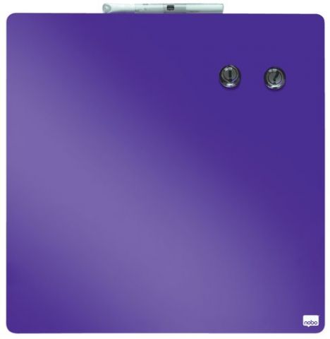 PIZARRA HOGAR MAGNETICA REXEL 36x36 cm MORADO