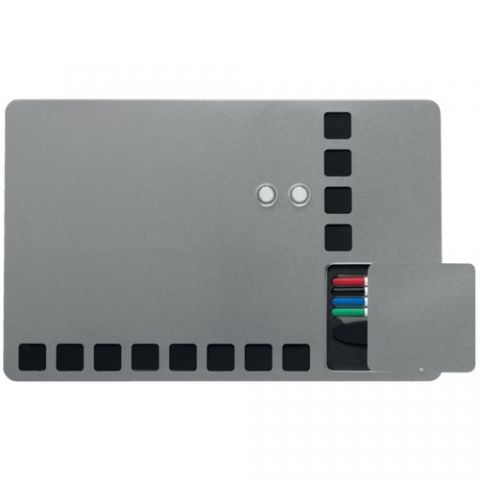 PIZARRA COMBO MAGNETICA NOBO 61x39 cm PLATA + ACCE
