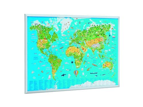 TABLERO CORCHO FAIBO LIGERO MARCO PINO  60x90 cm M