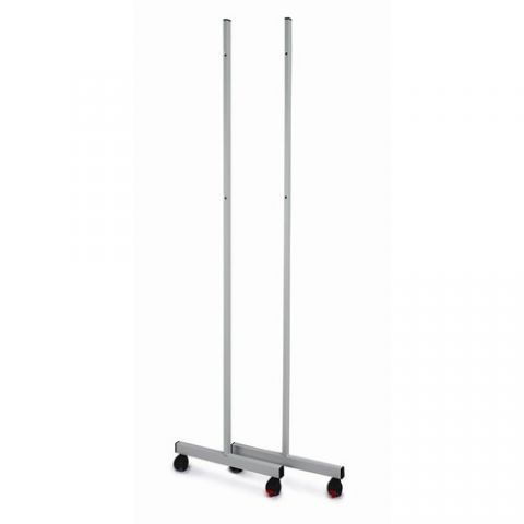 SOPORTE PARA PIZARRAS FORMA T CON RUEDAS
