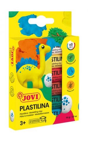 PLASTILINA JOVI 90 BARRA 15 gr. ESTUCHE DE 6
