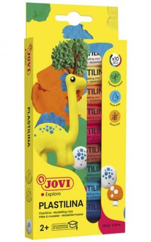 PLASTILINA JOVI 90 BARRA 15 gr. ESTUCHE DE 10