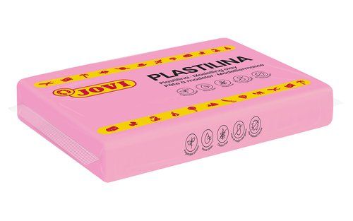 PLASTILINA JOVI 72 PASTILLA 350 gr. ROSA CAJA DE 1