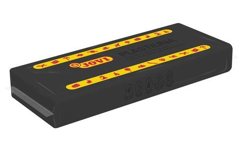 PLASTILINA JOVI 71 PASTILLA 150 gr. NEGRO CAJA DE
