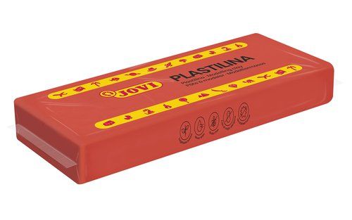 PLASTILINA JOVI 71 PASTILLA 150 gr. ROJO CAJA DE 1