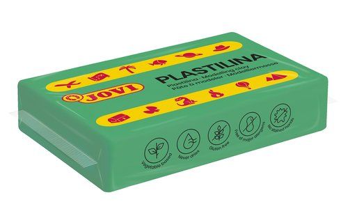 PLASTILINA JOVI 70 PASTILLA 50 gr. VERDE CLARO CAJ