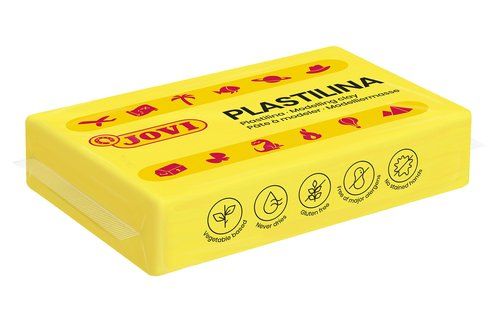 PLASTILINA JOVI 70 PASTILLA 50 gr. AMARILLO CLARO