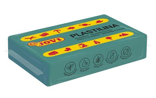 PLASTILINA JOVI 70 PASTILLA 50 gr. VERDE OSCURO CA
