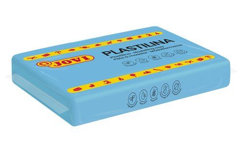 PLASTILINA JOVI 72 PASTILLA 350 gr. AZUL CLARO CAJ