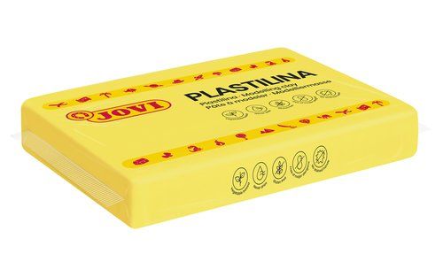PLASTILINA JOVI 72 PASTILLA 350 gr. AMARILLO CAJA