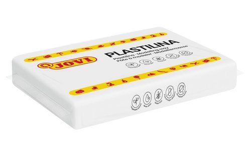 PLASTILINA JOVI 72 PASTILLA 350 gr. BLANCO CAJA DE