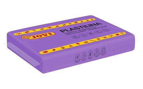 PLASTILINA JOVI 72 PASTILLA 350 gr. LILA CAJA DE 1