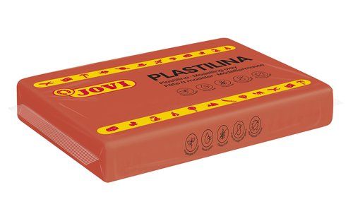 PLASTILINA JOVI 72 PASTILLA 350 gr. MARRON CAJA DE