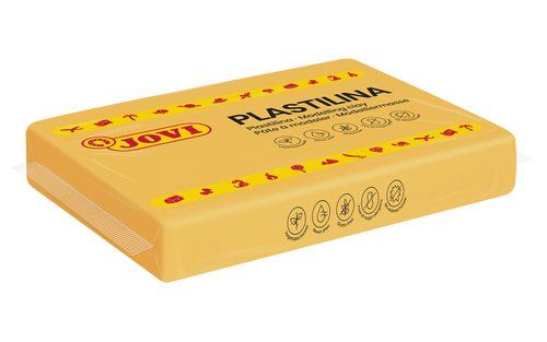 PLASTILINA JOVI 72 PASTILLA 350 gr. AMARILLO OSCUR