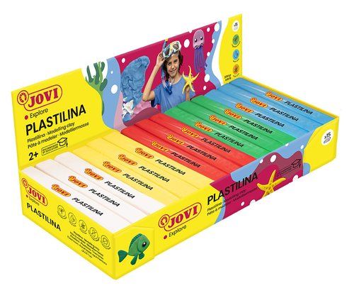 PLASTILINA JOVI 71 PASTILLA 150 gr. SURTIDO EXPOSI