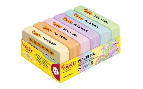 PLASTILINA JOVI 70 PASTEL PASTILLA 50 gr. SURTIDO