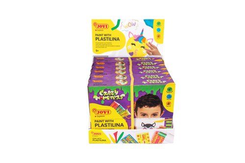 PLASTILINA JOVI PINTAR CON PLASTILINA KIT CRAZY MO