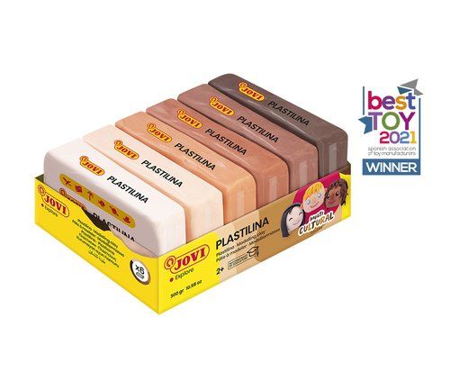 PLASTILINA JOVI 70 COLORES MULTICULTURAL PASTILLA