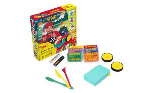 PLASTILINA JOVI JOVITECH CRAZY CARS RACING KIT
(6x