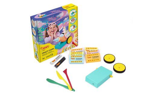 PLASTILINA JOVI JOVITECH CRAZY CARS FANTASY KIT
(6