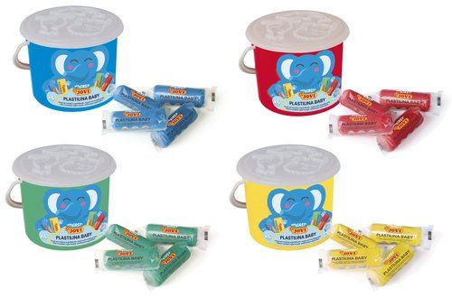 PLASTILINA JOVI BABY MY FIRST 38 gr. BUCKET ESCOLA