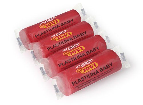 PLASTILINA JOVI BABY MY FIRST 38 gr. ROJO CAJA DE