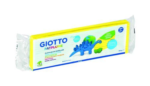 PLASTILINA PATPLUME 350GR CAJA 12 PASTILLAS AMARIL