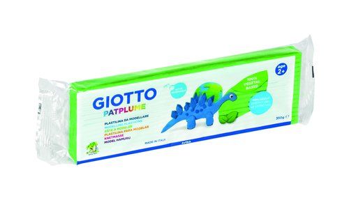 PLASTILINA PATPLUME 350GR CAJA 12 PASTILLAS VERDE