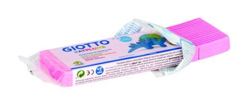 PLASTILINA PATPLUME 350GR CAJA 12 PASTILLAS ROSA