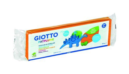 PLASTILINA PATPLUME 350GR CAJA 12 PASTILLAS NARANJ