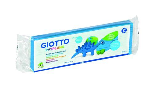 PLASTILINA PATPLUME 350GR CAJA 12 PASTILLAS AZUL C