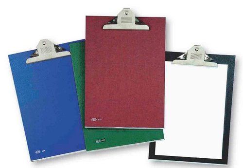 CARPETA con PINZA PORTABLOCS PARDO Fº (pinza gigan