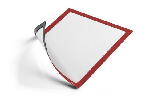 MARCO DURABLE MAGNETICO DURAFRAME A4 ROJO BOLSA DE