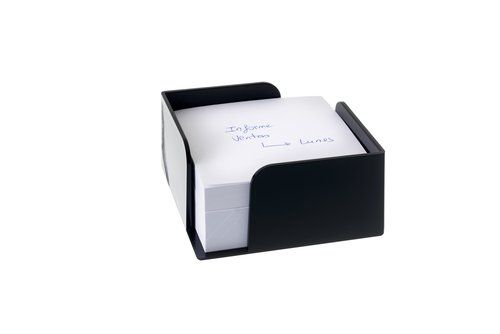 PORTA NOTAS A.2000 105x105x55 mm NEGRO (No incluye