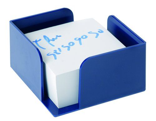 PORTA NOTAS A.2000 105x105x55 mm AZUL (No incluye