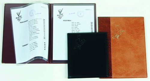 CARPETA PORTAMENUS IBERPLAS PVC Fº 2 FUNDAS y 2 BO
