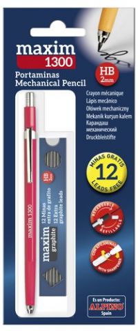 PORTAMINAS ALPINO MAXIM 2,0 mm BLISTER con MINAS