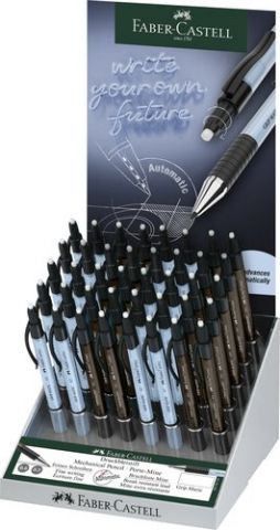 PORTAMINAS FABER-CASTELL GRIP MATIC EXPOSITOR de 4