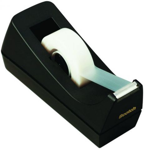 PORTARROLLOS SCOTCH® NEGRO PARA ROLLOS 33 METROS.