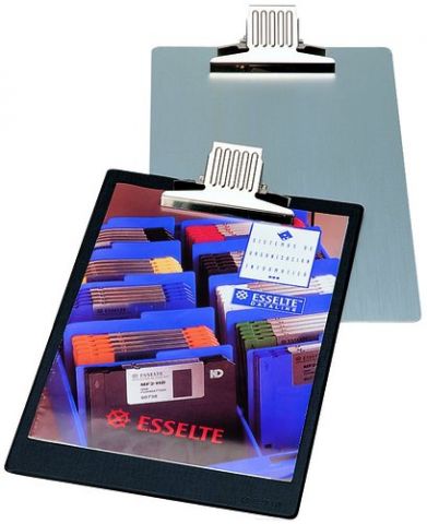 CARPETA con PINZA PORTABLOCS ESSELTE ALUMINIO Fº (