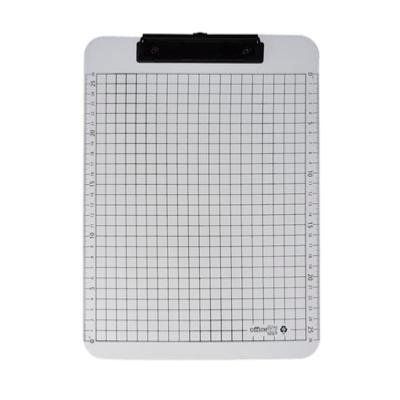 CARPETA con PINZA PORTABLOCS OFFICE BOX PP CRISTAL