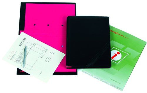 PORTAFIRMAS IBERPLAS PVC 20 DEPARTAMENTOS NEGRO