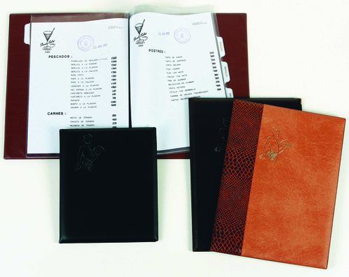CARPETA PORTAMENUS IBERPLAS PVC 4º 6 FUNDAS con PE
